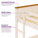 Ver imagem 3 de Treliche Solteiro Juvenil Ananda Casatema MadeiraOriginals