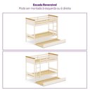 Ver imagem 6 de Treliche Solteiro Juvenil Ananda Casatema MadeiraOriginals Marrom/Off White/Mel