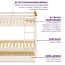 Ver imagem 5 de Treliche Solteiro Juvenil Ananda Casatema MadeiraOriginals Marrom/Off White/Mel