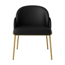 Ver imagem 5 de Cadeira Poltrona Decorativa Nuvem Premium Orgânico:courino Sintético Preto