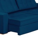 Ver mais imagens de Sofá Curitiba Modular 5 Lugares 2.50 Mt Retrátil e Reclinável Yescasa Azul
