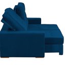 Ver imagem 4 de Sofá Curitiba Modular 5 Lugares 2.50 Mt Retrátil e Reclinável Yescasa Azul
