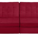 Ver imagem 5 de Sofá Curitiba Modular 5 Lugares 2.50 Mt Retrátil e Reclinável Yescasa Vermelho