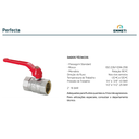 Ver imagem 2 de Válvula Esfera M/f Alav Em Alumínio 1.1/4 Perfecta Emmeti