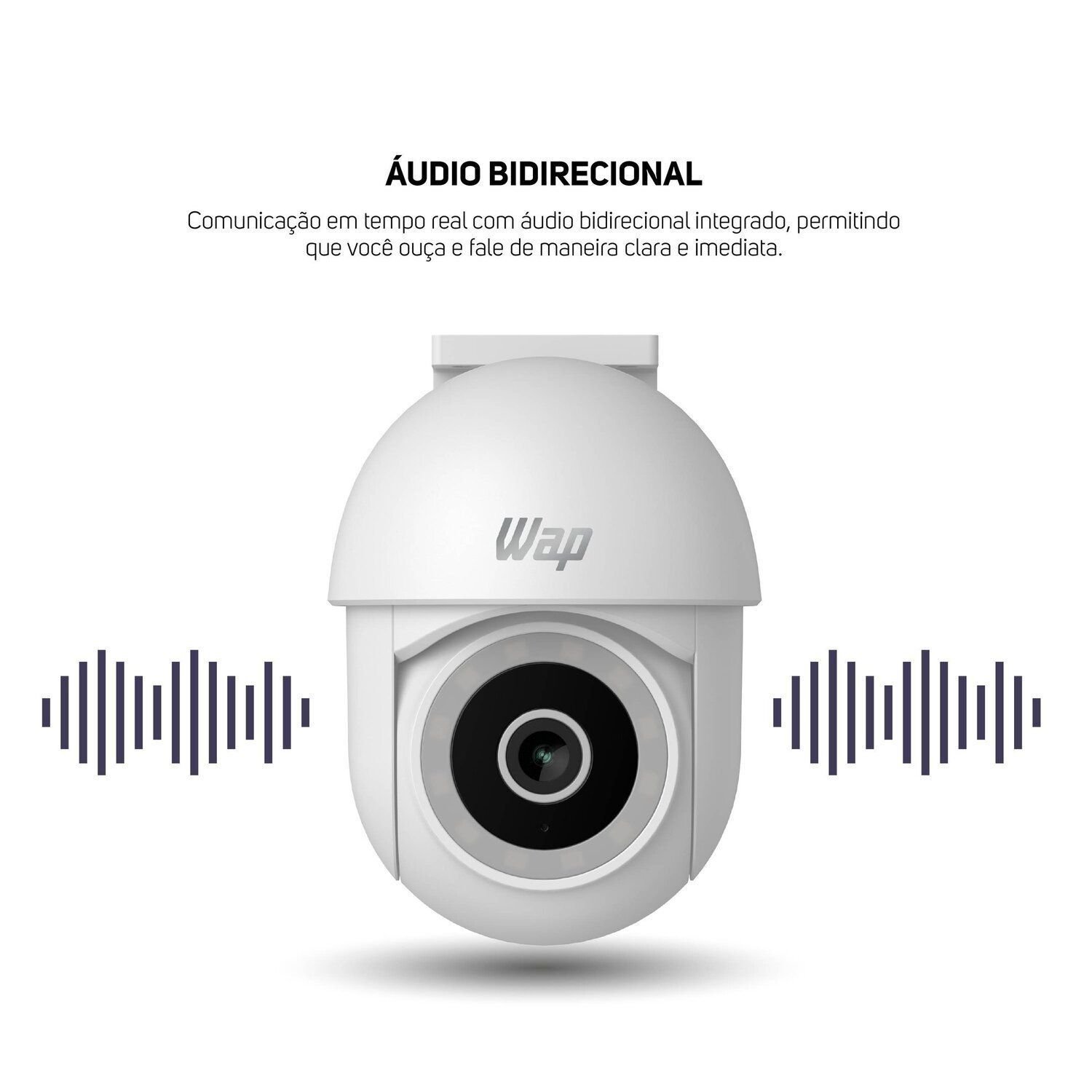 Câmera de Segurança Lens 300, 360° Graus, Visão Noturna e Detecção e Rastreamento de Movimento - 8