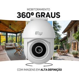 Câmera de Segurança Lens 300, 360° Graus, Visão Noturna e Detecção e Rastreamento de Movimento - 5