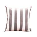 Ver imagem 1 de Coleção Náutica - Almofada Listras Cinza Quadrada Tipo:completa
