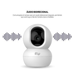 Câmera de Segurança Lens 200, 360° Graus com Cancelamento de Eco e Detector de Movimento, 5w 5v - 9