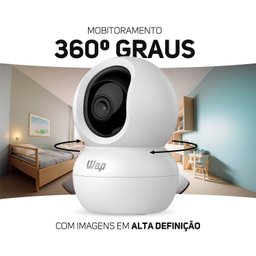 Câmera de Segurança Lens 200, 360° Graus com Cancelamento de Eco e Detector de Movimento, 5w 5v - 5