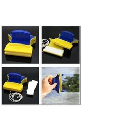 Limpador de Vidro Magnético com Rodo Imã Janela Apartamento - 5