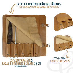 Estojo Porta Facas Profissional - 6