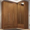 Ver imagem 1 de Quarto Modulado de Canto 3 Peças 5 Portas 2 Gavetas com Espelho Smart Plus