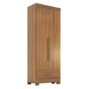 Ver mais imagens de Quarto Modulado de Canto 100% MDF 3 Peças 5 Portas 2 Gavetas com Espelhos Smart Plus Espresso Móveis