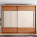 Ver imagem 4 de Guarda-Roupa Casal 2 Portas Correr e 6 Gavetas Microripado Coliseu Marrom/Freijo/Off White/Sued