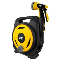 Mangueira para Jardim com Enrolador e Esguicho Multiplo Gmeem01, 12 Metros, Engates Rápido 1/2" - 2