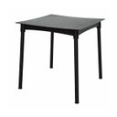 Ver imagem 1 de Mesa Tramontina Diana Preta 70cm em Polipropileno Pernas de Alumínio