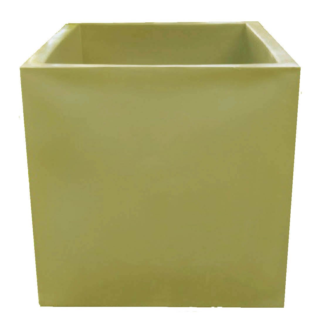 Vaso Plantar plantas Quadrado Polietileno 40X40 BGPLASTICOS V10 AZUL ARARA 009 - 2