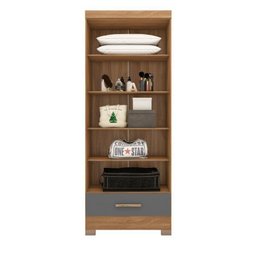 Quarto Modulado de Canto 3 Peças 5 Portas 2 Gavetas com Espelho Smart Plus - 9