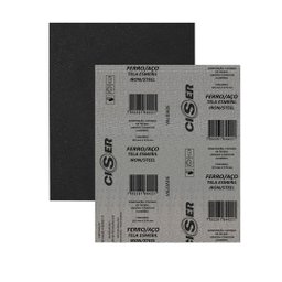 Lixa Folha Ferro Grão 220 225x275 Ciser - 10 Unidades - 2