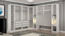 Ver imagem 2 de Modulado Casal Completo 6 Portas 8 Gavetas - Rizon-Branco - Móveis Novo Horizonte