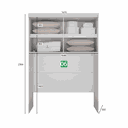 Ver imagem 7 de Modulado Casal Completo 6 Portas 8 Gavetas - Rizon-Branco - Móveis Novo Horizonte