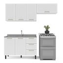 Ver imagem 6 de Cozinha Completa 3 Peças 224CMX200CM Branco