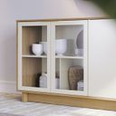 Ver imagem 6 de Balcao Buffet Aparador 160 Cm 4 Portas V1524 Freijo Off White Clb
