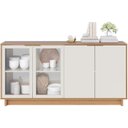 Ver imagem 5 de Balcao Buffet Aparador 160 Cm 4 Portas V1524 Freijo Off White Clb