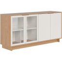 Ver imagem 1 de Balcao Buffet Aparador 160 Cm 4 Portas V1524 Freijo Off White Clb