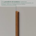 Ver imagem 7 de Guarda-Roupa Modulado 4 Portas Apolo Premium Marrom/Cinamomo/Off-White