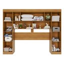 Ver imagem 4 de Guarda-Roupa Modulado 4 Portas Apolo Premium Marrom/Cinamomo/Off-White