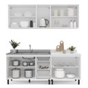 Ver imagem 5 de Cozinha Completa 4 Peças 220cm x 200cm Amara Bege/Branco/Creme