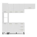 Ver imagem 2 de Cozinha Completa 4 Peças 224,5cm x 240cm Amara Branco