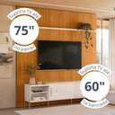 Ver imagem 6 de Rack com Painel para TV 75" 238cm MDP com Pés Metálicos Orl Madetec Móveis