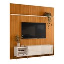 Ver imagem 5 de Rack com Painel para TV 75" 238cm MDP com Pés Metálicos Orl Madetec Móveis