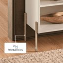 Ver imagem 4 de Rack com Painel para TV 75" 238cm MDP com Pés Metálicos Orl Madetec Móveis