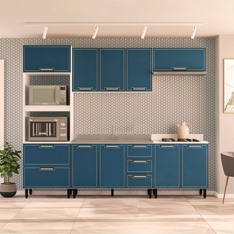 Cozinha Completa 5 Peças 224,5cmx270cm Amara