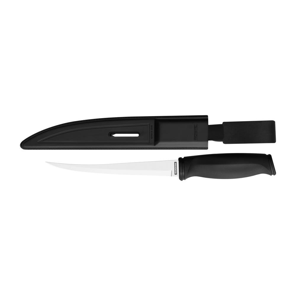 Faca Tramontina Fish Filetar em Aço Inox e Cabo de Polipropileno Bainha em Nylon com Afiador 6&quot - 2