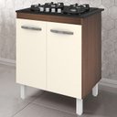 Ver imagem 2 de Balcao 75 Cm com Tampo para Cooktop 4 Bocas 9250 Savana Off White Mobbs
