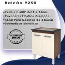 Ver imagem 4 de Balcao 75 Cm com Tampo para Cooktop 4 Bocas 9250 Savana Off White Mobbs