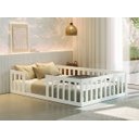 Ver imagem 3 de Cama Montessoriana com Colchão Casal:branco