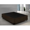 Ver imagem 3 de Base Box Casal NK Camas Suede Marrom 40x138x188