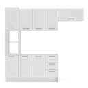 Ver imagem 2 de Cozinha Completa 4 Peças 224,5cm x 240cm Amara Branco