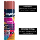 Ver imagem 5 de Tinta Spray 400ml Vermelho Uso Geral em Aço Ferro Gesso Cerâmica Couro | Universo | Kit 05 Un
