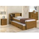 Ver imagem 2 de Cama para Solteiro Milênio com Box 2 Gavetas Plus 100 Mdf