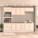 Ver imagem 1 de Cozinha Completa 5 Peças 224,5CMX270CM Amara Bege/Branco/Creme