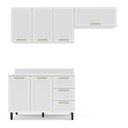 Ver imagem 2 de Cozinha Completa 3 Peças 224,5CMX200CM Amara Branco