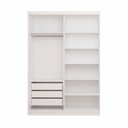 Ver imagem 4 de Guarda-Roupa 4 Portas e 3 Gavetas Breeze