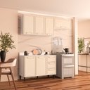 Ver imagem 1 de Cozinha Completa 3 Peças 224,5CMX200CM Bege/Branco/Creme