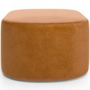 Ver imagem 3 de Puff Decorativo Orgânico para Living Quarto 70cm Doha W01 Couríssimo Canela - Lyam Decor